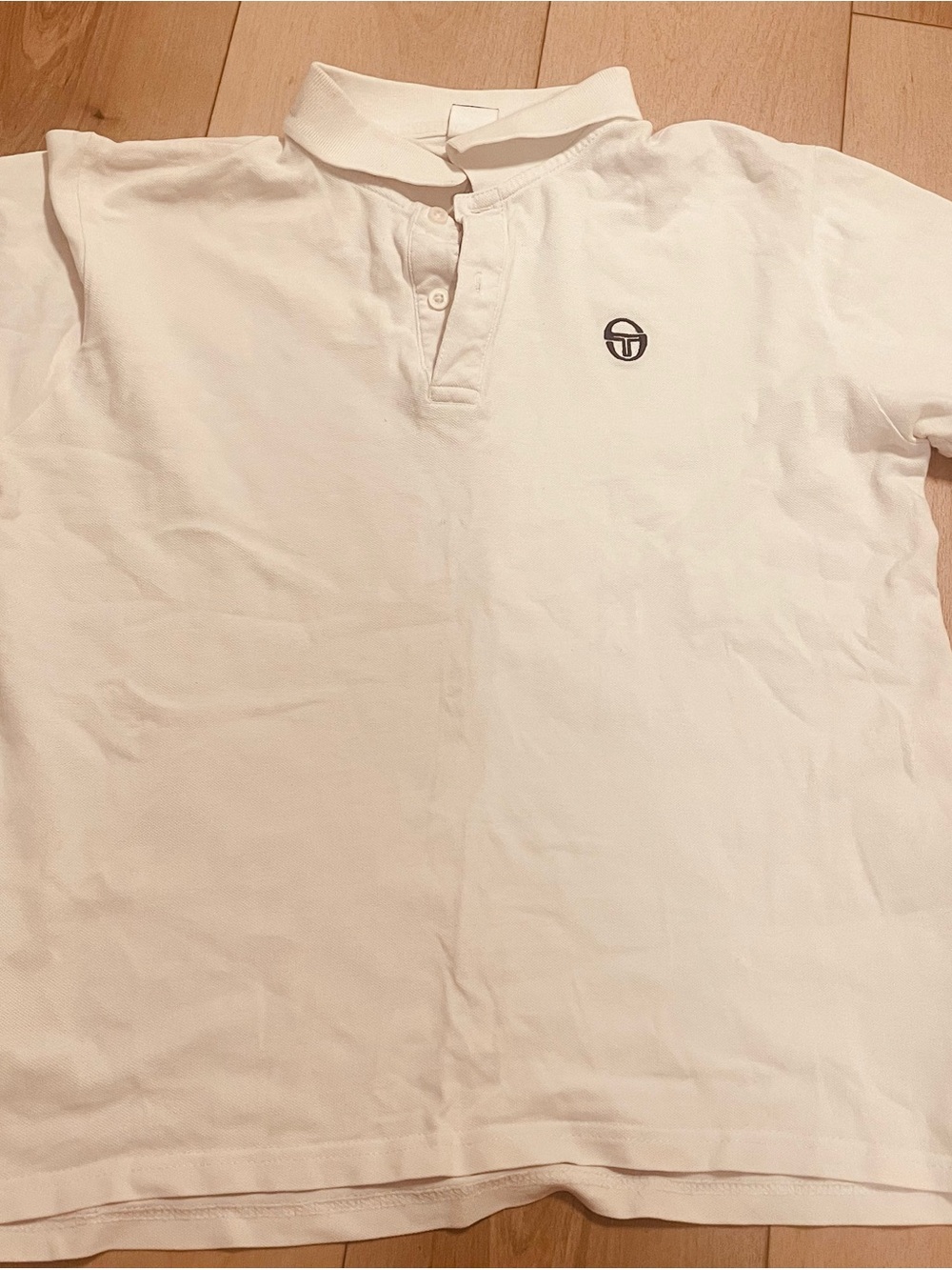 Sergio Tacchini White Polo with Contrasting Logo